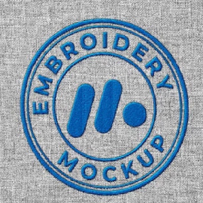 Embroidery Mockup Shirt Fabric