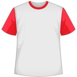 Red Sleeved Grey Tshirt