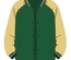 Green Cream College Jacket