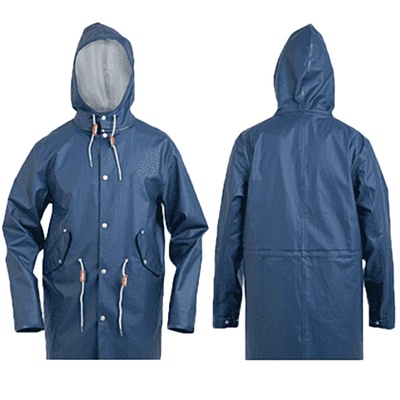 Dark Blue Rain Coat